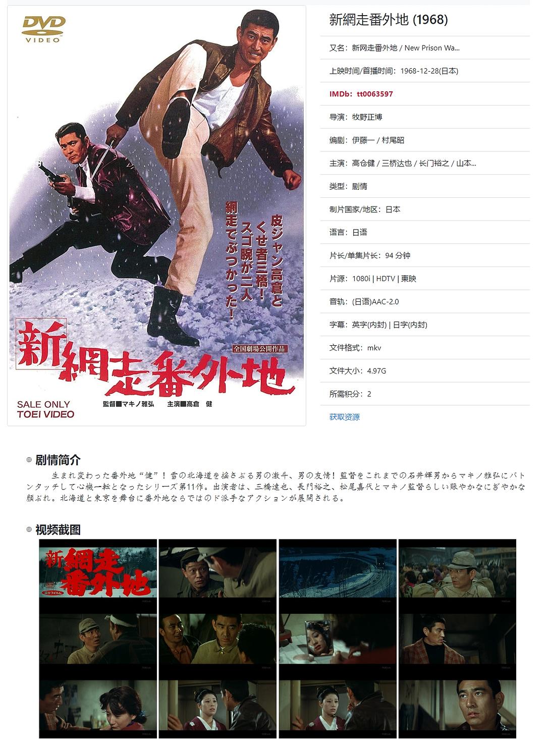 新网走番外地 剧照1