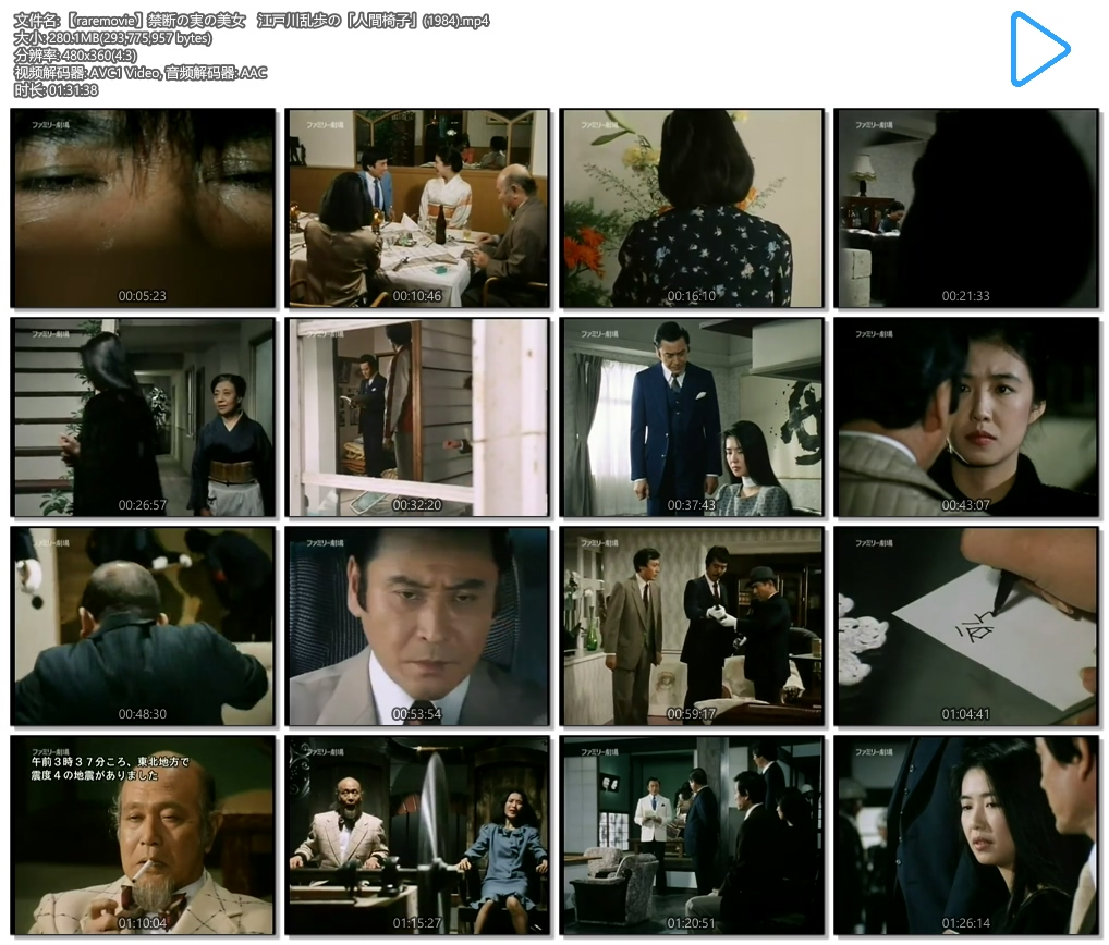 明智小五郎美女系列22:吃禁果的美女 江户川乱步的《人间椅子》 剧照8